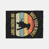 Macht Ihr Beagle auch Tricks Fleecedecke (Vorderseite (Horizontal))