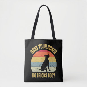 Macht Ihr Boxer auch Tricks? Tasche