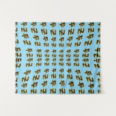 macht Ihren Herzschlag : "두 근 근"(du-geun du-geun) Wandteppich (Vorderseite (Horizontal))