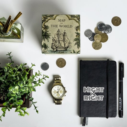 Macht ist richtig motivierend, schwarz aufkleber