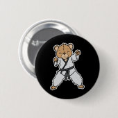 Macht Karate Button (Vorne & Hinten)