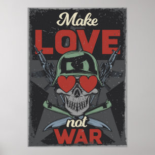 Macht Liebe. Nicht Krieg Poster