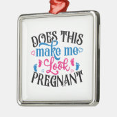 Macht mich das schwanger aussehen ornament aus metall (Links)
