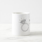 Macht mich dieser Ring verlobt aussehen? Tasse (Mittel)