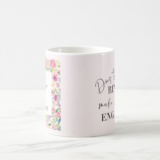 Macht mich dieser Ring Verlobt zukunftsorientiert? Kaffeetasse (Mittel)