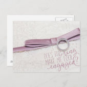 Macht mich dieser Ring wie verlobt aussehen? Postkarte (Vorne/Hinten)