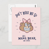 Macht mich nicht postkarte (Vorne/Hinten)