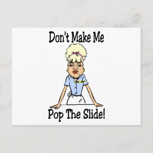 Macht mich nicht postkarte (Vorderseite)