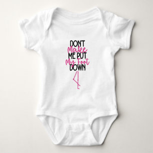 Macht mich nicht zum Verleumden - Flamingo Baby Strampler