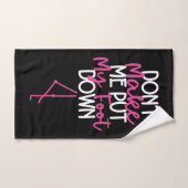 Macht mich nicht zum Verleumden - Flamingo Badhandtuch Set (Handtuch)