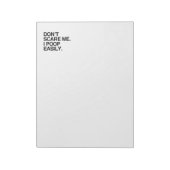 MACHT MIR KEINE KRANKHEIT! ICH KACKTE EINFACH NOTIZBLOCK (Rotiert)