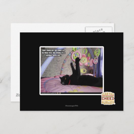 Macht mir nichts aus postkarte (Vorne/Hinten)