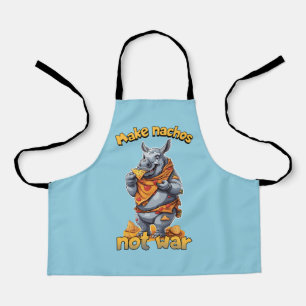 Macht Nachos nicht Krieg. Funny RHINO von CallisC Schürze