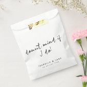 Macht nichts dagegen, wenn ich | Minimalistische S Geschenktütchen (Versiegelt)