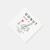 Macht nichts dagegen, wenn ich rotes Herz tue Serviette (Ecke)