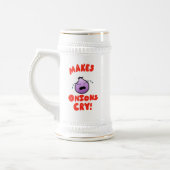 Macht Onions weinen! Bierglas (Links)