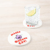 Macht Onions weinen! Getränkeuntersetzer (Seite)