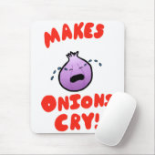 Macht Onions weinen! Mousepad (Mit Mouse)