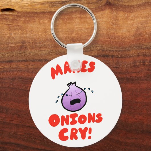 Macht Onions weinen! Schlüsselanhänger (Vorderseite)