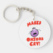 Macht Onions weinen! Schlüsselanhänger (Vorderseite)