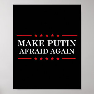 Macht Putin wieder Angst - Unterstützt die Ukraine Poster