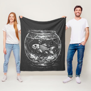 "Macht sich großartig" - Goldfisch von BurnsInHell Fleecedecke