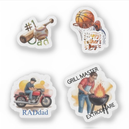 Macht Vater stolz! Aufkleber (Vorderseite)