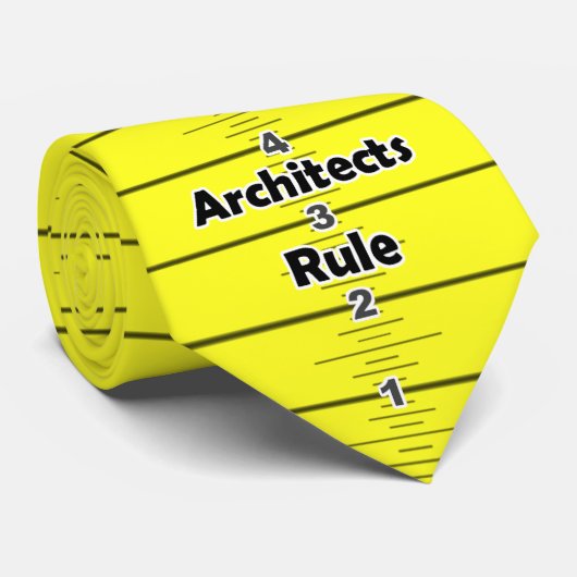 Machthaber-Krawatte - "Architekten-Regel " Krawatte (Gerollt)