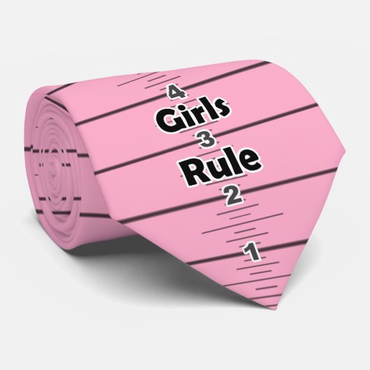 Machthaber-Krawatte - "Mädchen-Regel " Krawatte (Gerollt)