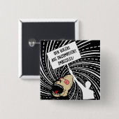 Machthaber sind inkompetente imbeciles button (Vorne & Hinten)