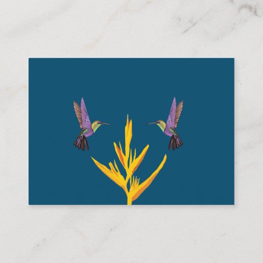 Mächtig, 8,9 cm x 6,4 cm, Standardlech Visitenkarte (Rückseite)