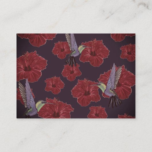 Mächtig, 8,9 cm x 6,4 cm, Standardlech Visitenkarte (Rückseite)