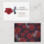 Mächtig, 8,9 cm x 6,4 cm, Standardlech Visitenkarte (Vorne/Hinten)