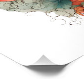 Mächtig Orientalischer Drache Poster (Ecke)