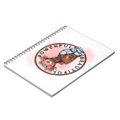 Mächtig schön: Schwarze Girl Magie Notizblock (Linke Seite)