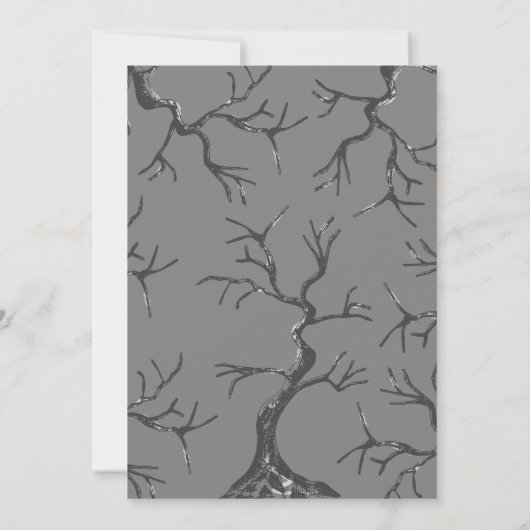 Mächtig wie die Eichenspöttin Erwachsene Geburtsta Einladung (Rückseite)