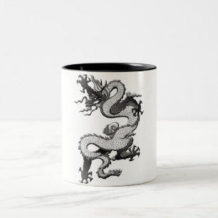 Mächtige Drache-Tasse Zweifarbige Tasse