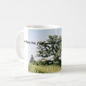 Mächtige Eiche Kaffeetasse (Vorderseite Links)