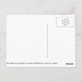 Mächtige Elche spielen cool Postkarte (Rückseite)