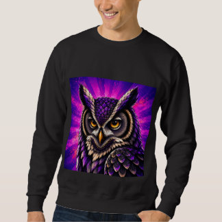 Mächtige Eule Vintage-Wildlife Sweatshirt
