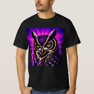 Mächtige Eule Vintage-Wildlife T-Shirt