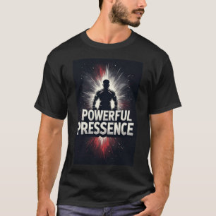 Mächtige Präsenz: Kühne Silhouette T-Shirt