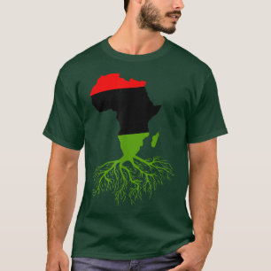 Mächtige Roots African Black History Month BLM Afr T-Shirt
