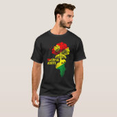 Mächtige Roots African Black History Month Blm Aft T-Shirt (Vorne ganz)