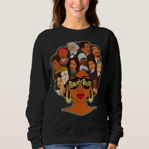 Mächtige Roots Black History Monat I Liebe Meine W Sweatshirt
