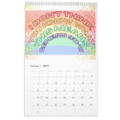 mächtige Schriften Kalender (Jan 2027)