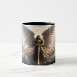 Mächtige St. Michael-the-Archangel-Tasse Zweifarbige Tasse