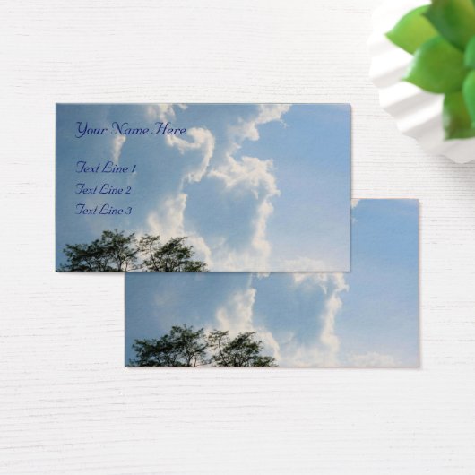 Mächtige weiße Wolken (Schreibtisch)