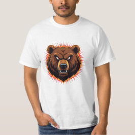 Mächtiger Bär – Rauhe Naturstärke T-Shirt