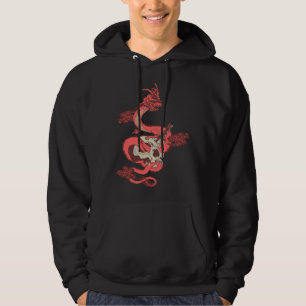 mächtiger Drache chinesische Eidechse ästhetische  Hoodie